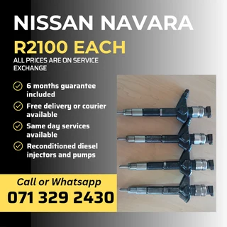 Nissan Navara Injectors For Sale With Warranty