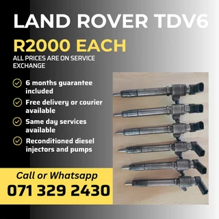 Land Rover Discovery Tdv6 Injectors For Sale With Warranty