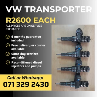Vw Transporter Injectors For Sale With Warranty