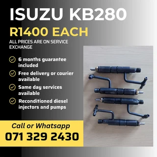 Isuzu Kb280 Injectors For Sale With Warranty