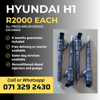 Hyundai H1 Bosch Injectors For Sale With Warranty