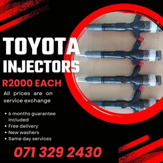 Toyota Fortuner Injectors For Sale With Warranty
