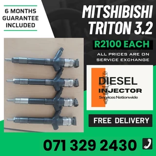 Mitshibishi Triton 3.2 Injectors For Sale With Warranty