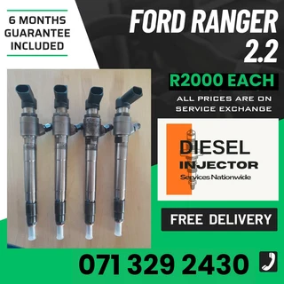 Ford Ranger 2.2 Injectors For Sale With Warranty