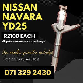 Nissan Navara Injectors For Sale With Warranty
