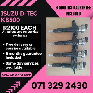 Isuzu Dtec Kb300 Injectors For Sale With Warranty