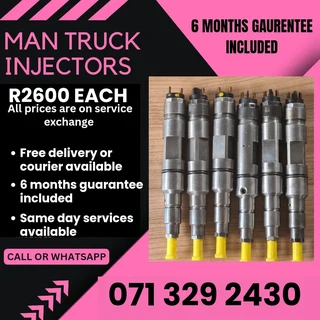 Man Truck Injectors For Sale With Warranty
