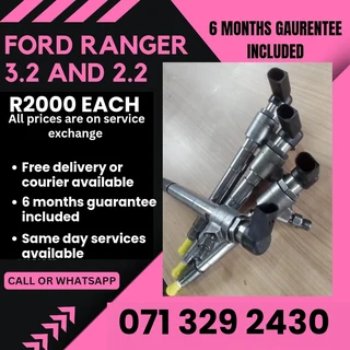 Ford Ranger 2.2 And 3.2 Injectors Gor Sale With Warranty