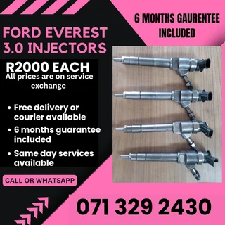 Ford Everest 3.0 Injectors For Sale With Warranty