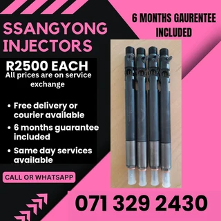 Ssangyong Rexton 2.7 Injectors For Sale With Warranty