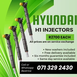 Hyundai H1 Injectors For Sale With Warranty