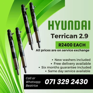Hyundai Terrecan 2.9 Injectors For Sale With Warranty