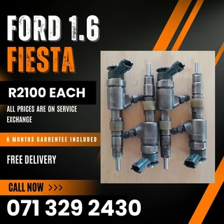 Ford Fiesta 1.6 Injectors For Sale With Warranty
