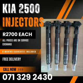 Kia 2500 Injectors For Sale With Warranty