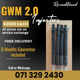 Gwm 2.0 Injectors For Sale With Warranty