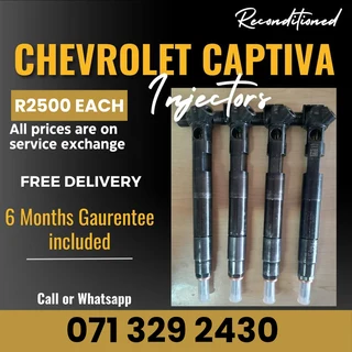Chevrolet Captiva Injectors For Sale With Warranty