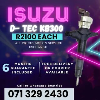 Isuzu Dteq Kb300 Injectors For Sale With Warranty