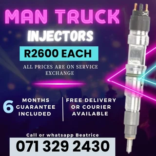 Man Truck Injectors For Sale With Warranty