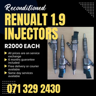 Renualt 1.9 Injectors For Sale With Warranty