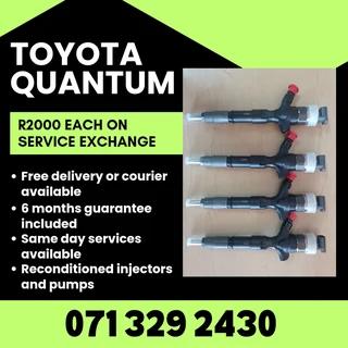 Toyota Quantum Injectors For Sale With Warranty