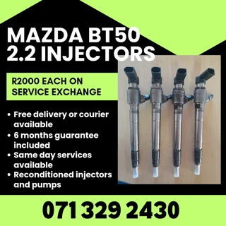 Mazda Bt50 2.2 Injectors For Sale With Warranty