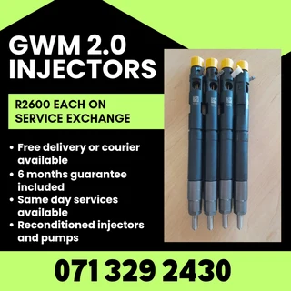 Gwm 2.0 Injectors For Sale With Warranty