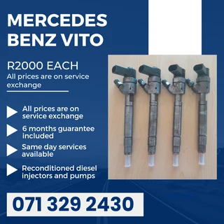 Mercedes Benz Vito Injectors For Sale With Warranty
