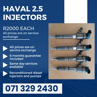 Haval 2.5 Injectors For Sale With Warranty