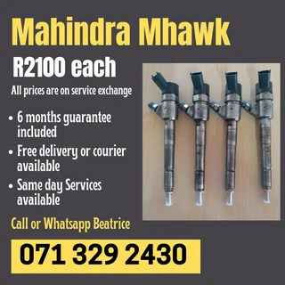 Mahindra Mhawk Injectors For Sale With Warranty