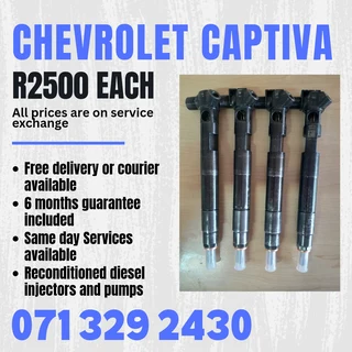 Chevrolet Captiva 2.2 Injectors For Sale With Warranty