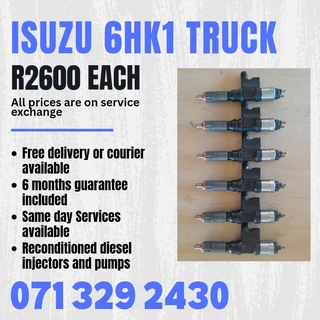 Isuzu 6hk1 Truck Injectors For Sale With Warranty