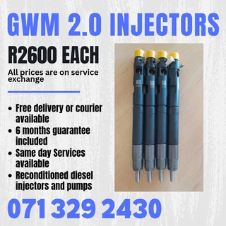 Gwm 2.0 Injectors For Sale With Warranty