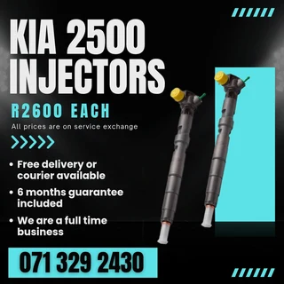 Kia 2500 Injectors For Sale With Warranty
