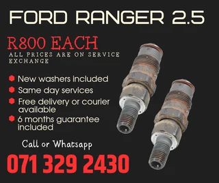 Ford Ranger 2.5 Injectors For Sale With Warranty
