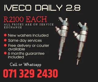 Iveco Daily 2.8 Injectors For Sale With Warranty