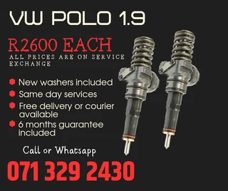 Vw Polo 1.9 Injectors For Sale With Warranty
