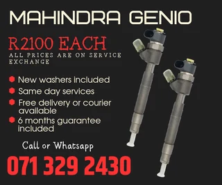 Mahindra Genio Injectors For Sale With Warranty