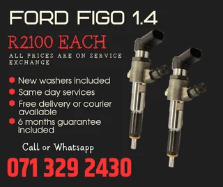 Ford Figo 1.4 Injectors For Sale With Warranty