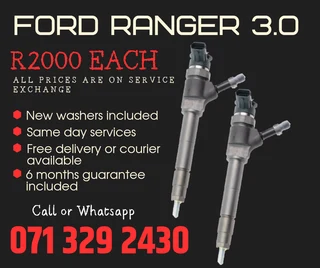 Ford Ranger 3.0 Injectors For Sale With Warranty