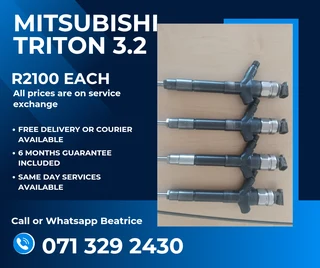 Mitshibishi Triton 3.2 Injectors For Sale With Warranty