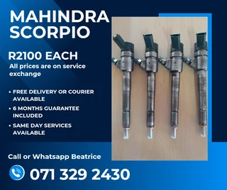 Mahindra Scorpio Injectors For Sale With Warranty