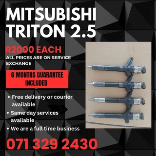 Mitsubishi Triton 2.5 Injectors For Sale With Warranty