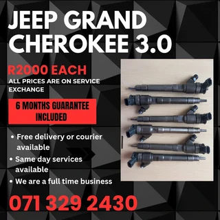 Jeep Grand Cherokee 3.0 Injectors For Sale With Warranty On