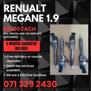 Renualt Megane 1.9 Injectors For Sale With Warranty On