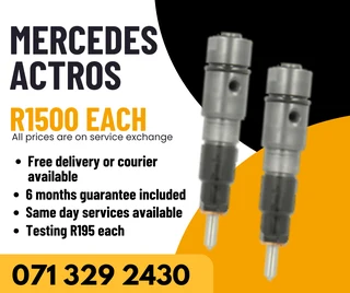 Mercedes Benz Actros Injectors For Sale With Warranty