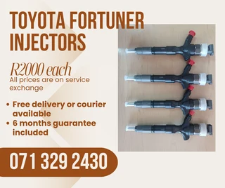 Toyota Fortuner Injectors For Sale With Warranty