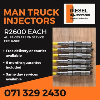 Man Truck Injectors For Sale With Warranty