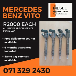 Mercedes Benz Vito Injectors For Sale With Warranty