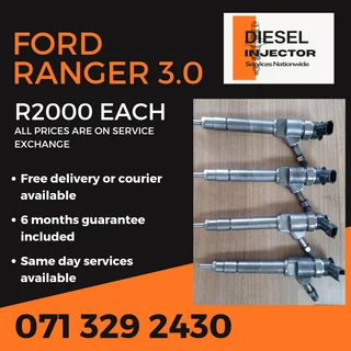 Ford Ranger 3.0 Injctors For Sale With Warranty