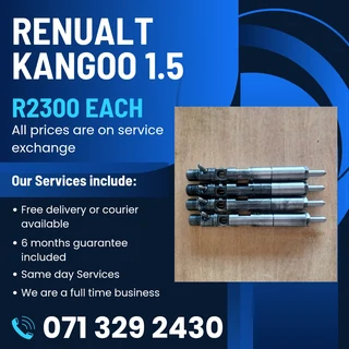 Renualt Kangoo 1.5 Diesel Injectors For Sale With Warranty